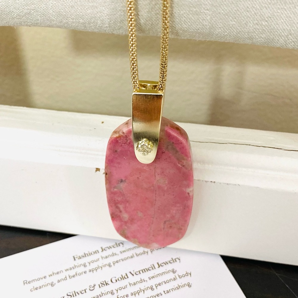Kendra Scott Inez Gold Tone Necklace - Picture 2 of 8